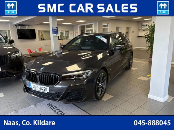 BMW 5-Series Estate, Petrol Plug-in Hybrid, 2021, Grey