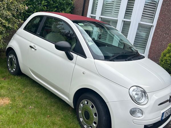 Fiat 500C Convertible, Petrol, 2012, White