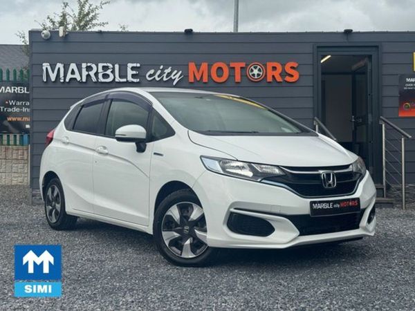 Honda Fit Hatchback, Hybrid, 2019, White