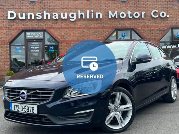 Volvo S60 Saloon, Petrol, 2017, Blue
