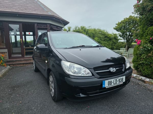 Hyundai Getz Hatchback, Petrol, 2008, Black