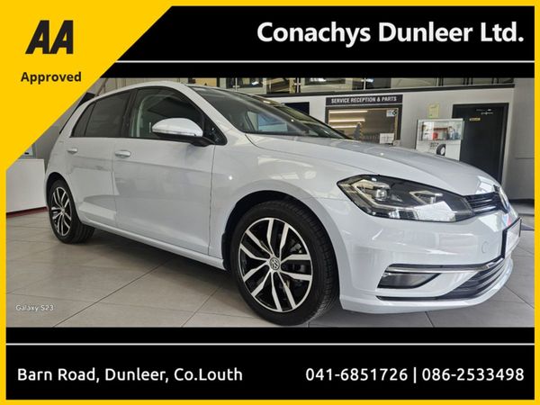 Volkswagen Golf Hatchback, Petrol, 2018, White