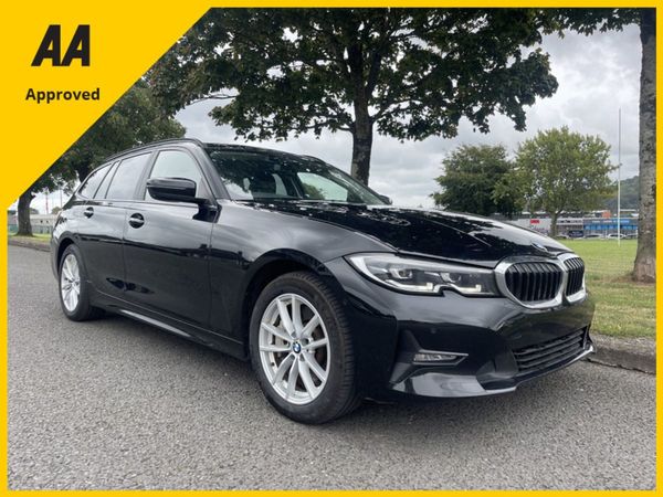 BMW 3-Series Estate, Petrol Plug-in Hybrid, 2021, Black