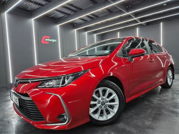 Toyota Corolla Saloon, Petrol Hybrid, 2022, Red