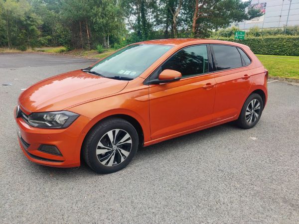 Volkswagen Polo Hatchback, Petrol, 2019, Orange