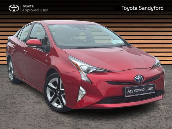 Toyota Prius Hatchback, Petrol Hybrid, 2018, Red