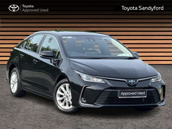 Toyota Corolla Saloon, Petrol Hybrid, 2022, Black