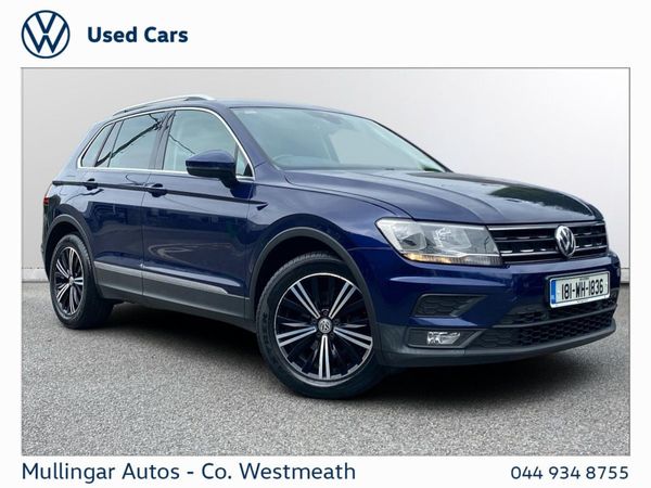Volkswagen Tiguan SUV, Diesel, 2018, Blue