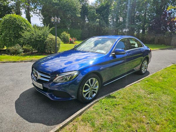 Mercedes-Benz C-Class Saloon, Petrol Plug-in Hybrid, 2018, Blue
