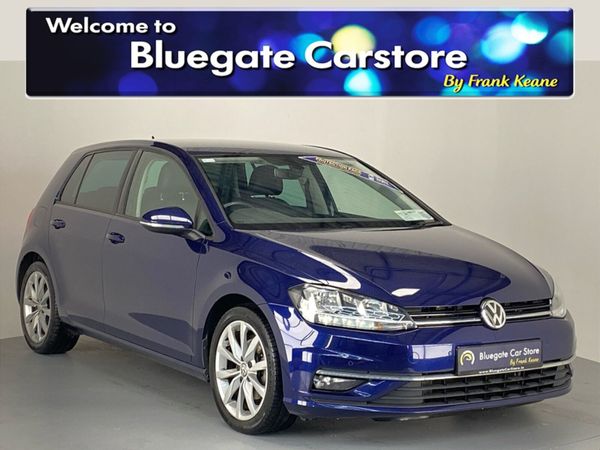 Volkswagen Golf Hatchback, Diesel, 2019, Blue