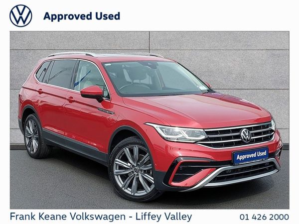 Volkswagen Tiguan Allspace SUV, Diesel, 2022, Red