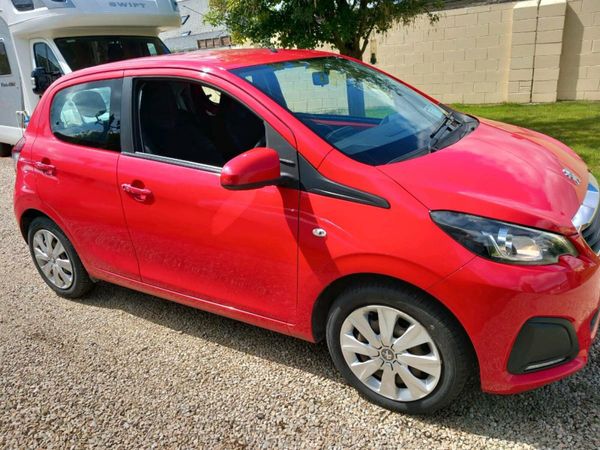 Peugeot 108 Hatchback, Petrol, 2015, Red