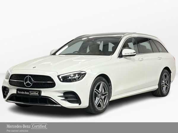 Mercedes-Benz E-Class Estate, Petrol Plug-in Hybrid, 2022, White