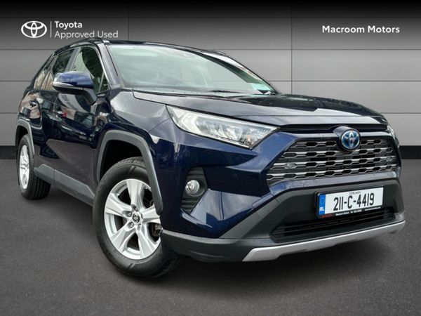 Toyota RAV4 SUV, Petrol Hybrid, 2021, Blue