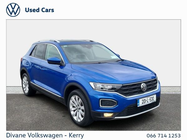 Volkswagen T-Roc SUV, Petrol, 2020, Blue