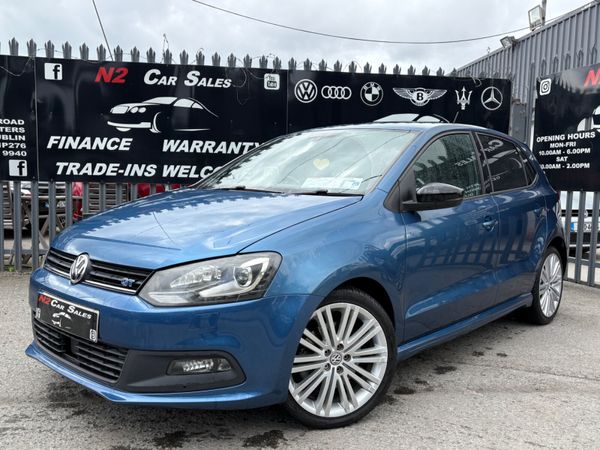 Volkswagen Polo Hatchback, Petrol, 2015, Blue