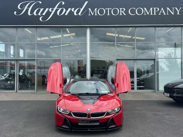 BMW i8 Coupe, Petrol Plug-in Hybrid, 2017, Red