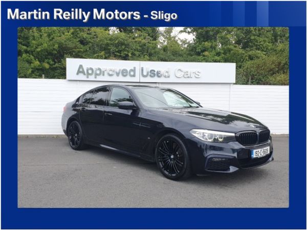 BMW 5-Series Saloon, Petrol Plug-in Hybrid, 2019, Black