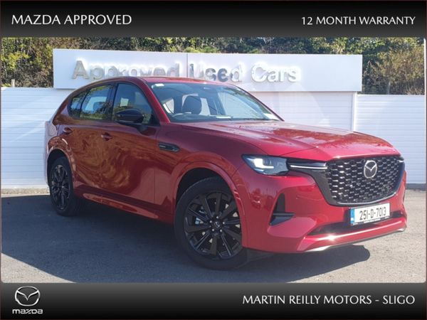 Mazda CX-60 SUV, Petrol Plug-in Hybrid, 2025, Red