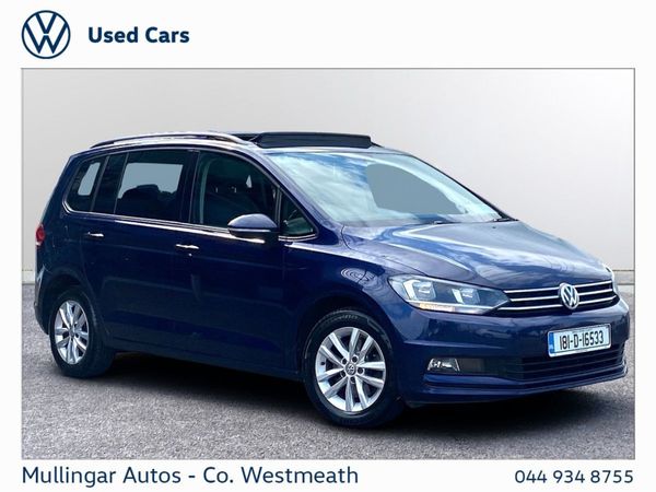 Volkswagen Touran MPV, Diesel, 2018, Blue