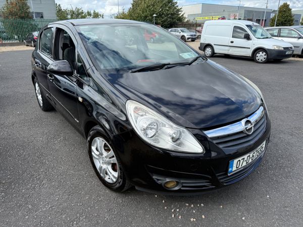 Opel Corsa Hatchback, Petrol, 2007, Black