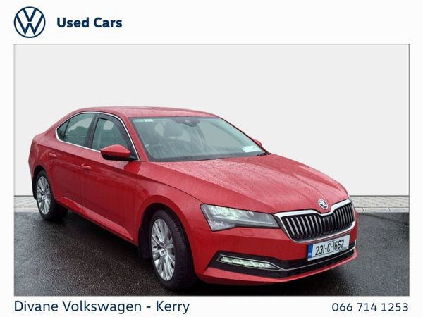Skoda Superb Saloon, Diesel, 2023, Red