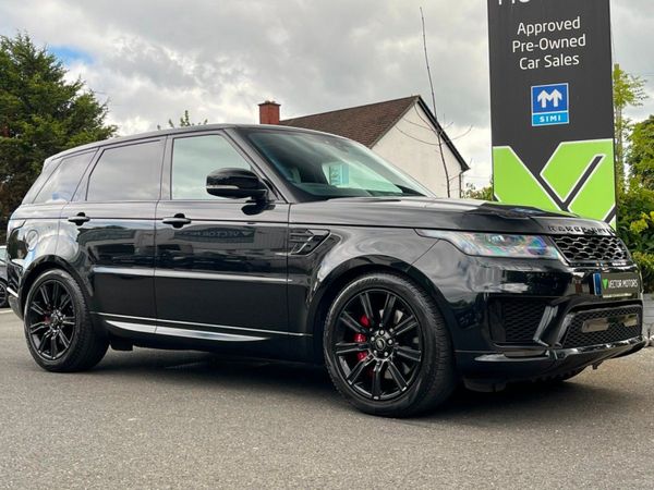 Land Rover Range Rover Sport SUV, Petrol Plug-in Hybrid, 2022, Black