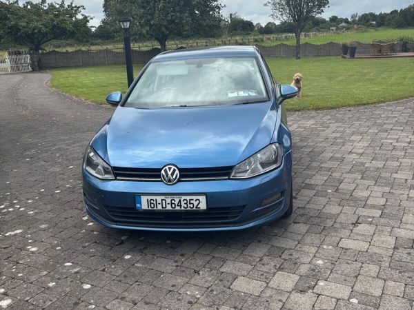 Volkswagen Golf Hatchback, Diesel, 2016, Blue