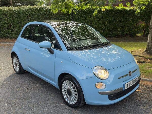 Fiat 500 Hatchback, Petrol, 2013, Blue