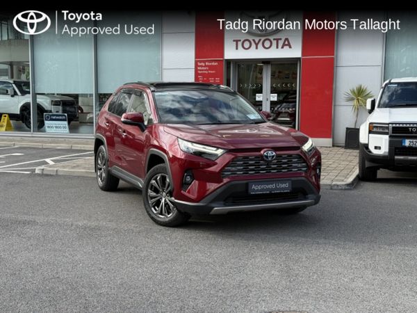 Toyota RAV4 SUV, Petrol Hybrid, 2023, Red