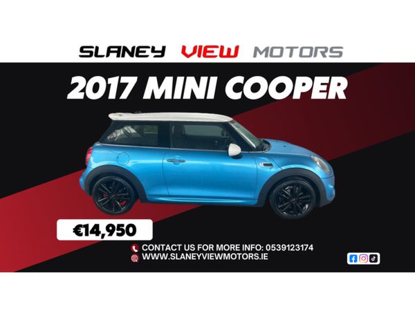 Mini Cooper Hatchback, Petrol, 2017, Blue