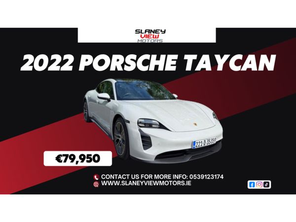 Porsche Taycan Saloon, Electric, 2022, Grey