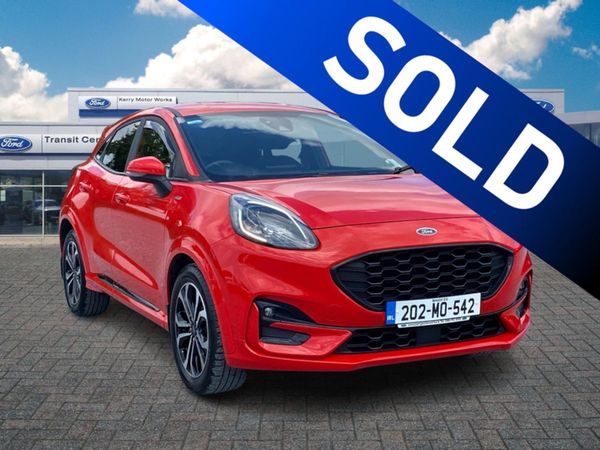 Ford Puma MPV, Petrol Hybrid, 2020, Red