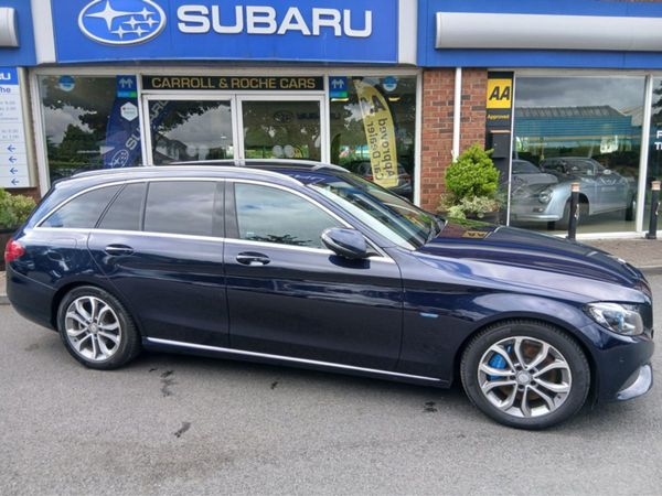 Mercedes-Benz C-Class Estate, Petrol Plug-in Hybrid, 2016, Blue