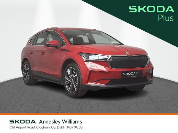 Skoda Enyaq MPV, Electric, 2025, Red