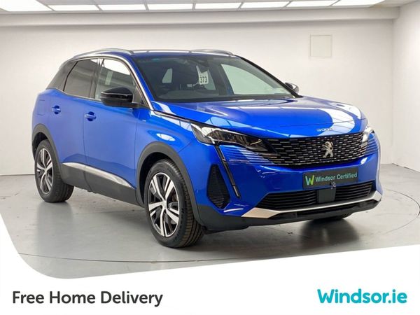 Peugeot 3008 SUV, Petrol Plug-in Hybrid, 2022, Blue