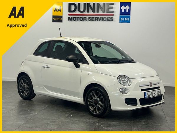 Fiat 500 Hatchback, Petrol, 2015, White