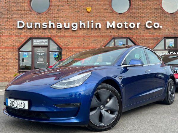 Tesla Model 3 Saloon, Electric, 2020, Blue