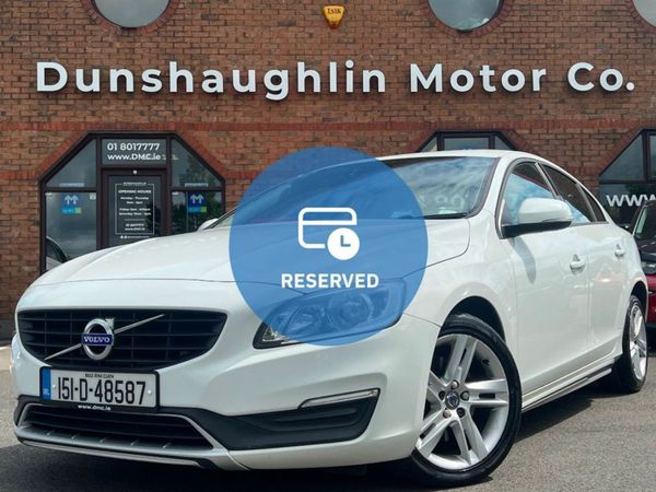 Volvo S60 Saloon, Diesel, 2015, White