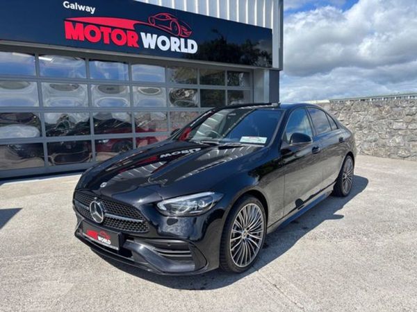 Mercedes-Benz C-Class Saloon, Hybrid, 2023, Black