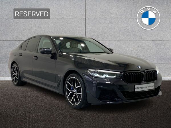 BMW 5-Series Saloon, Petrol Plug-in Hybrid, 2021, Grey