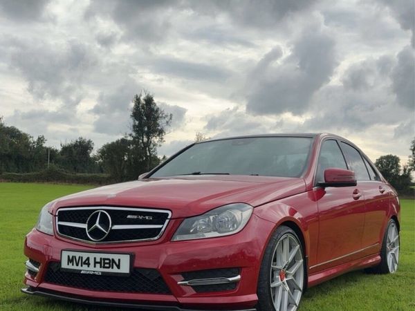 Mercedes-Benz C-Class Saloon, Diesel, 2014, Red