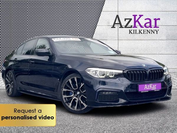 BMW 5-Series Saloon, Petrol Plug-in Hybrid, 2018, Black