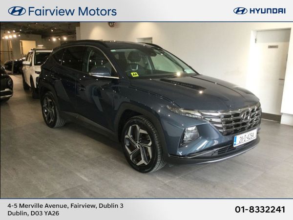 Hyundai Tucson SUV, Petrol Hybrid, 2021, Blue