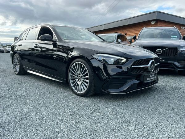 Mercedes-Benz C-Class Estate, Petrol Hybrid, 2023, Black