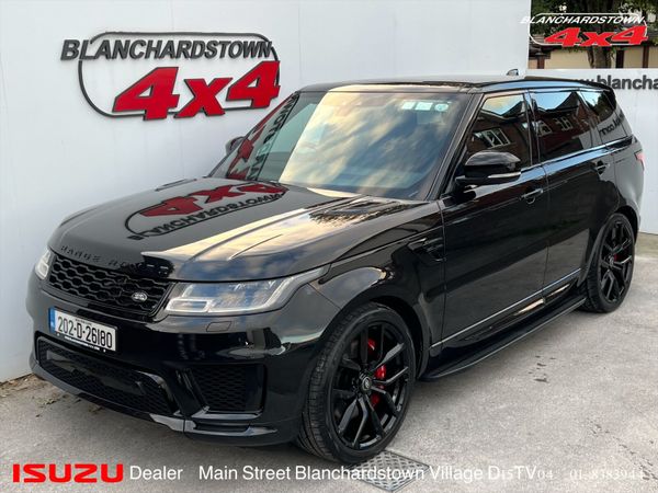 Land Rover Range Rover Sport SUV, Petrol Plug-in Hybrid, 2020, Black