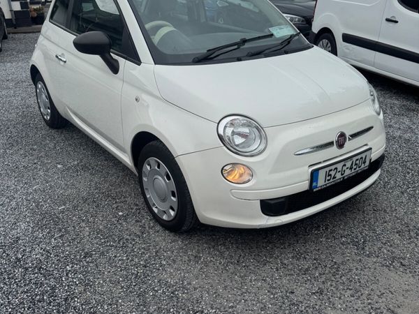 Fiat 500 Hatchback, Petrol, 2015, White
