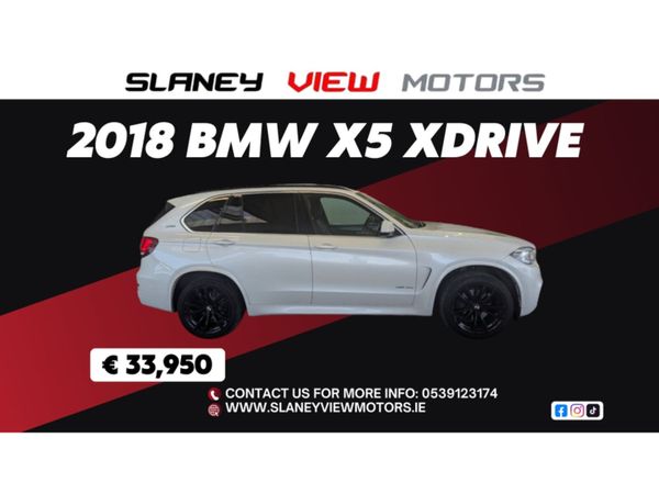 BMW X5 Estate, Petrol Plug-in Hybrid, 2018, White