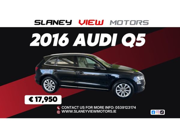 Audi Q5 Estate, Diesel, 2016, Black