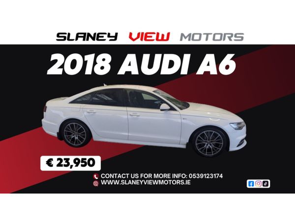 Audi A6 Saloon, Diesel, 2018, White